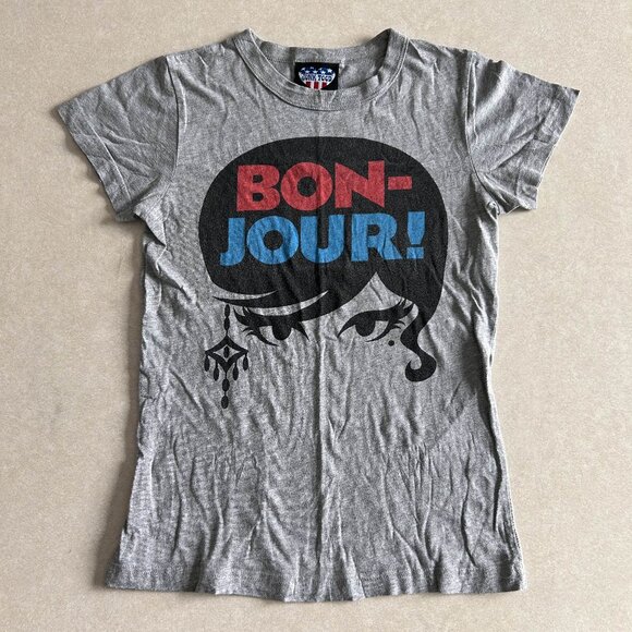 Junk Food Clothing Bonjour Tee T-Shirt ASO Kelsi High School Musical - Picture 3 of 8